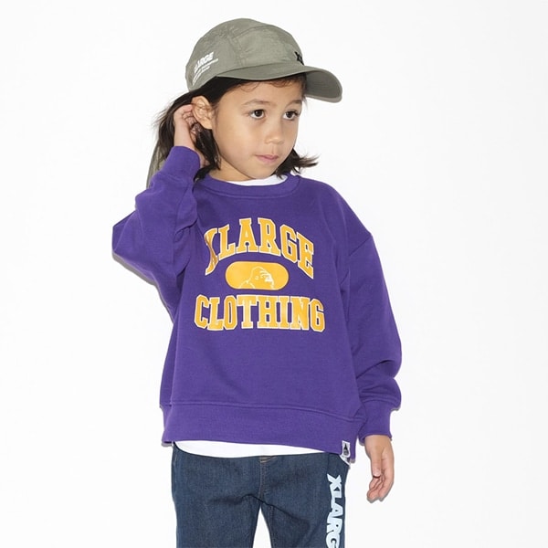 裏毛 カレッジロゴプリントトレーナー