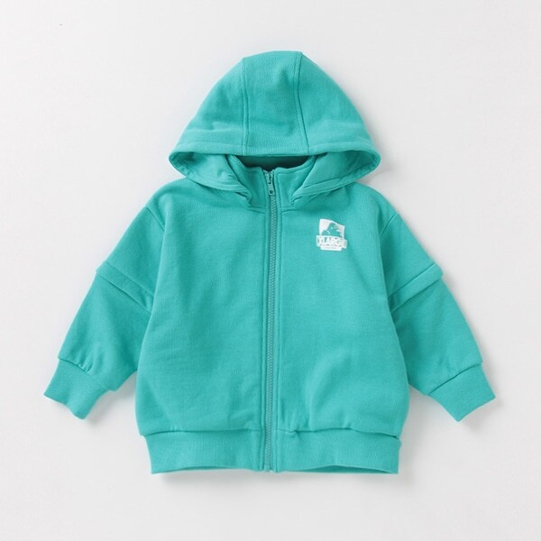 裏毛 OGゴリラプリント袖つけ外しパーカー