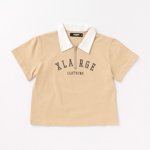 ワイドシルエットラガー半袖Tシャツ(90 トップ グレー): キッズ