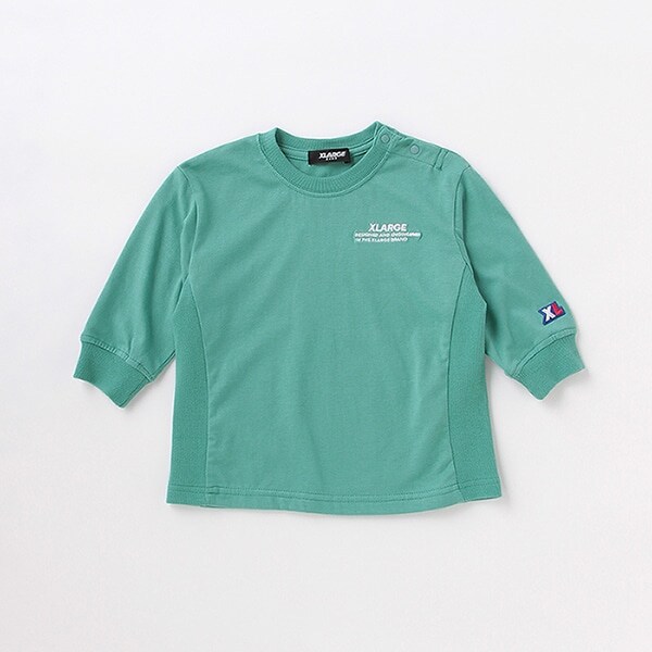 【WEB限定】刺しゅうロゴビックシルエット長袖Tシャツ