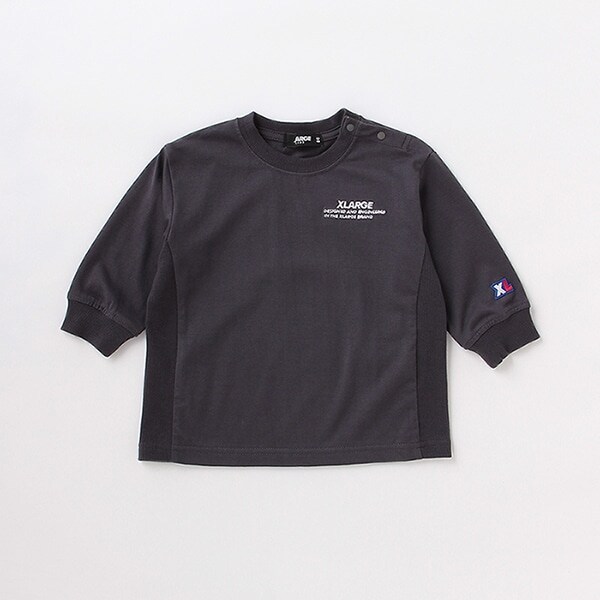 【WEB限定】刺しゅうロゴビックシルエット長袖Tシャツ