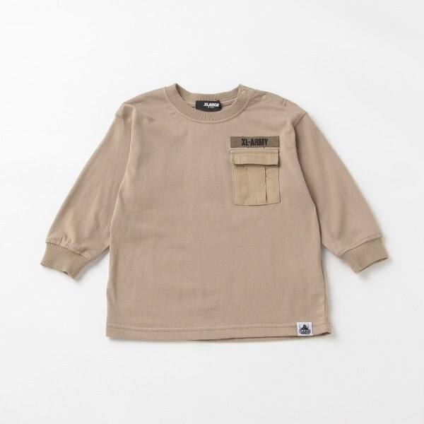 ミリタリービックシルエット長袖Tシャツ