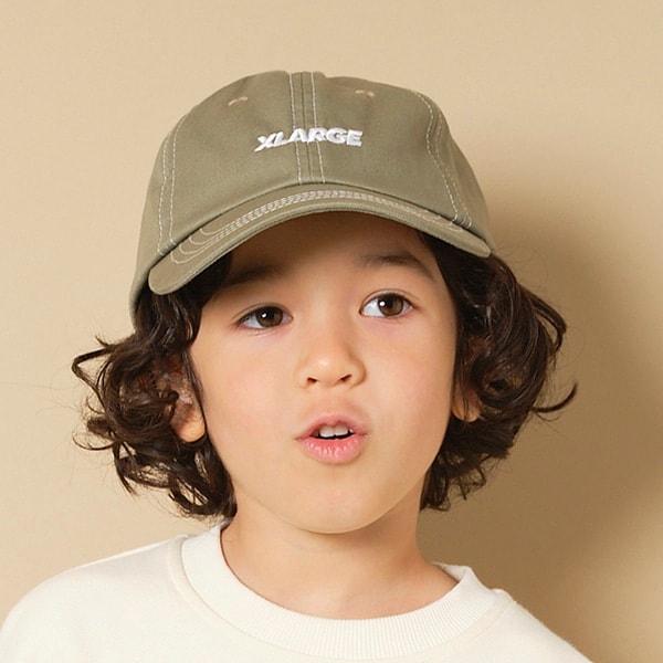 配色ステッチキャップ