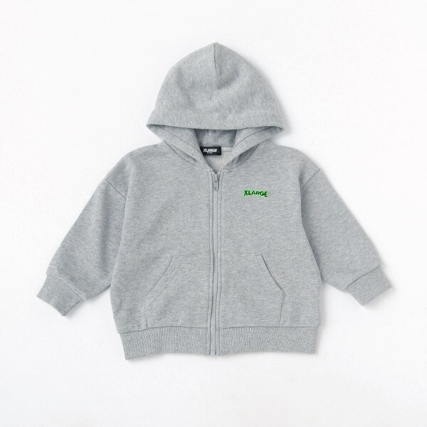 心電図ロゴジップパーカ