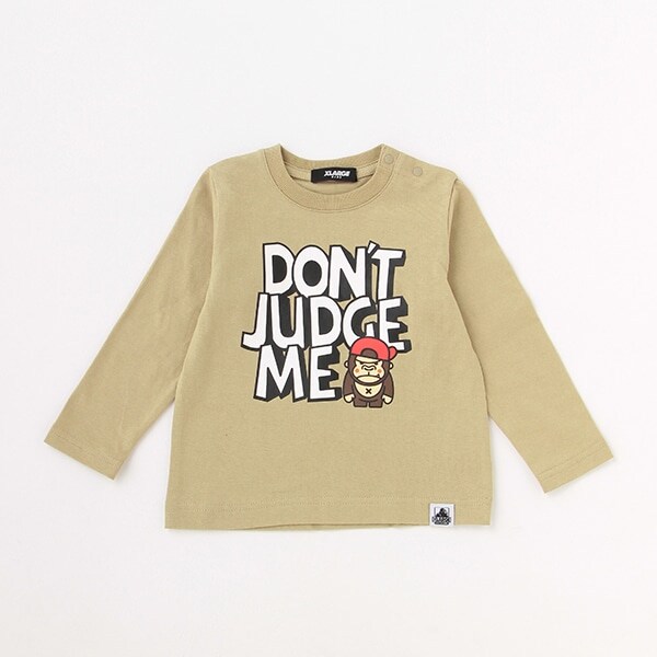 【WEB限定】ファニーゴリラメッセージ長袖Tシャツ