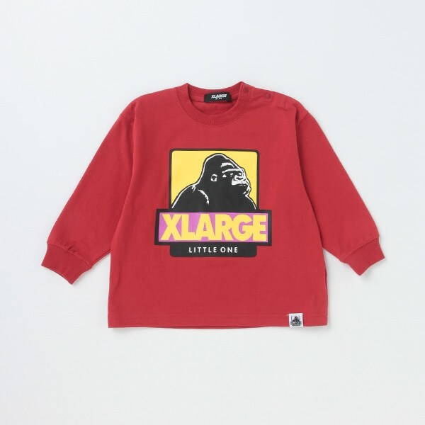 配色ボックスOGゴリラ長袖Tシャツ