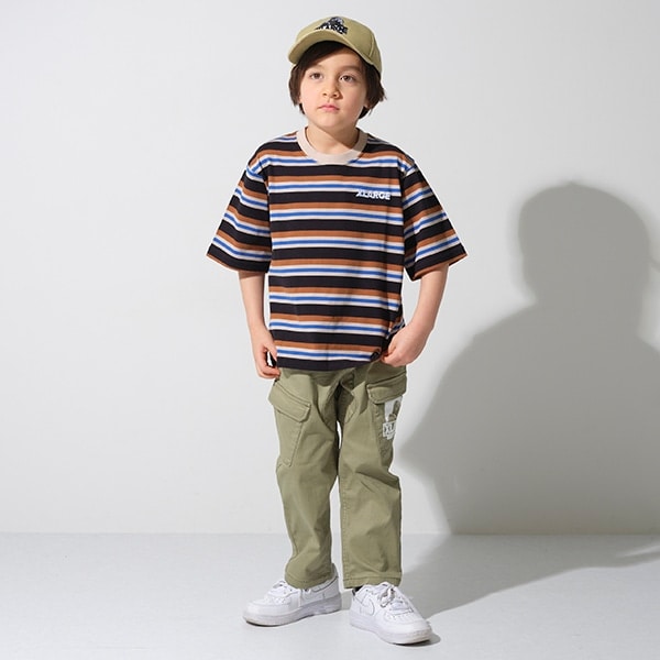 6ポケアーミーテーパードパンツ