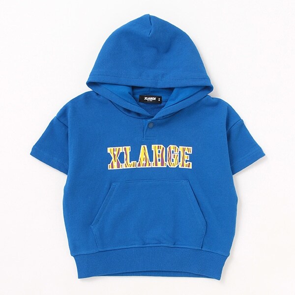 ゼブラロゴ5分袖パーカ