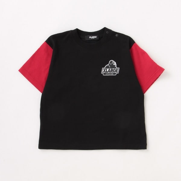 袖配色スランテッドOGゴリラ半袖Tシャツ
