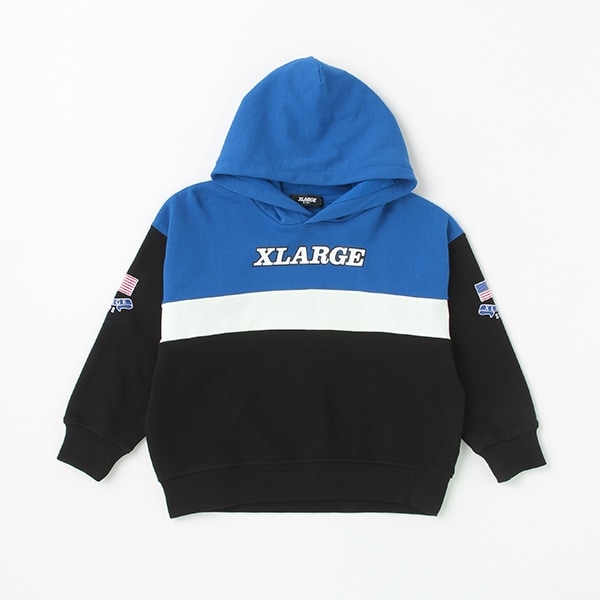 切替ロゴプルパーカ