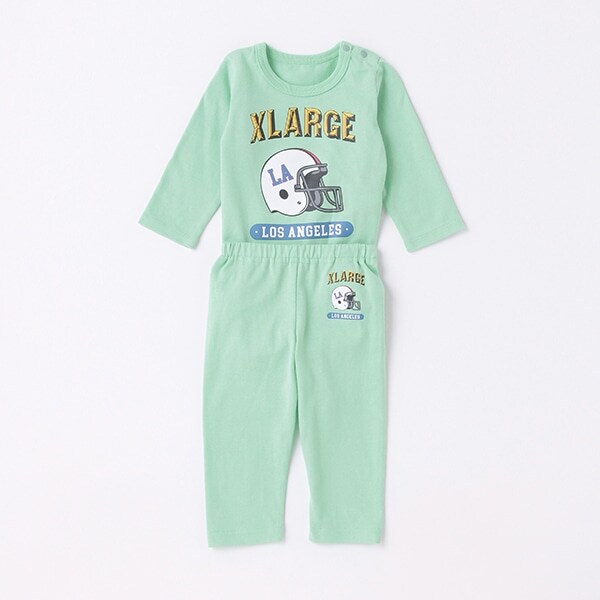 【WEB限定】ラグビーグラフィック長袖セットアップ