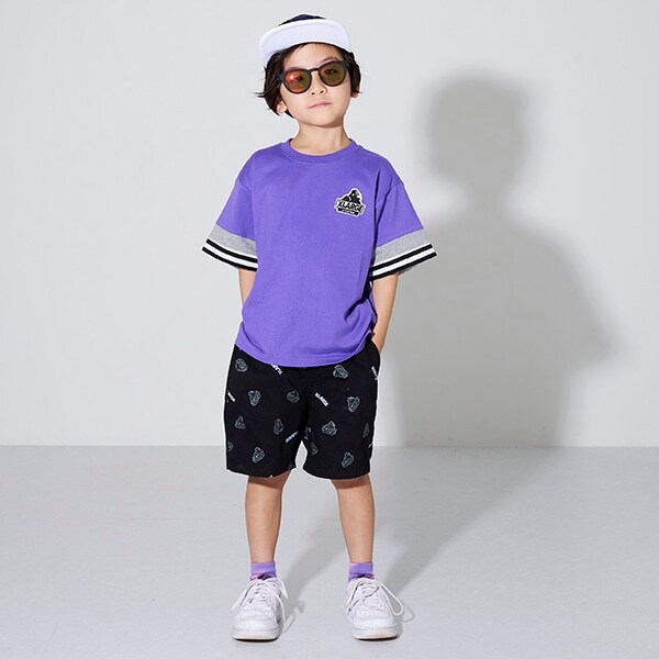 ロゴ＆ゴリラ総柄ショートパンツ