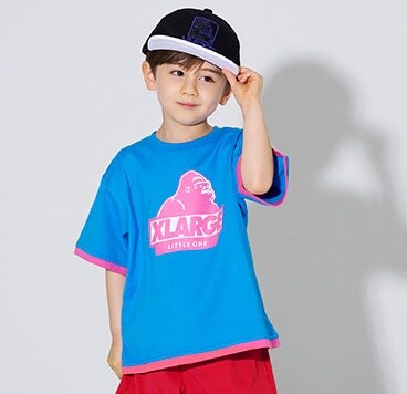レイヤード風スランテッドOGゴリラ半袖Tシャツ