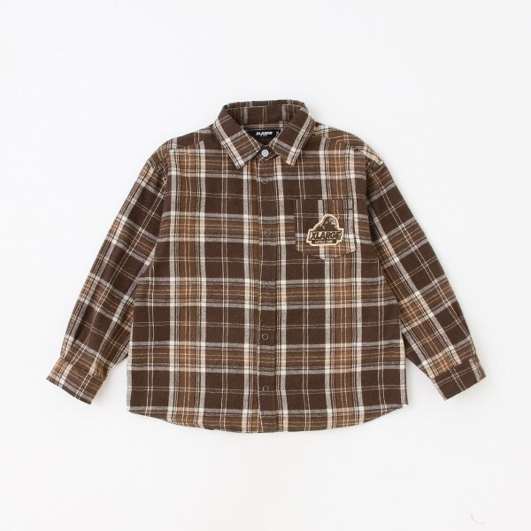 【WEB限定】チェック長袖シャツ
