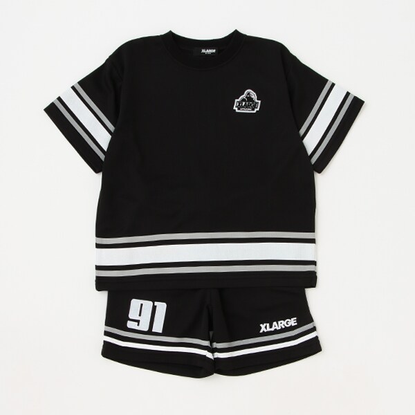 メッシュ半袖Tシャツ＋ショーツSET