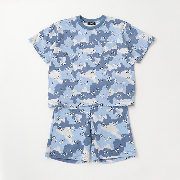 【WEB限定】カモフラ半袖Tシャツ＋ショーツSET