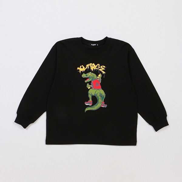 キョウリュウモチーフ長袖Tシャツ