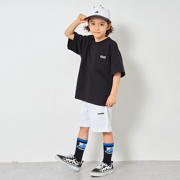 ワッフルショートパンツ(80cm トップ グレー): キッズ