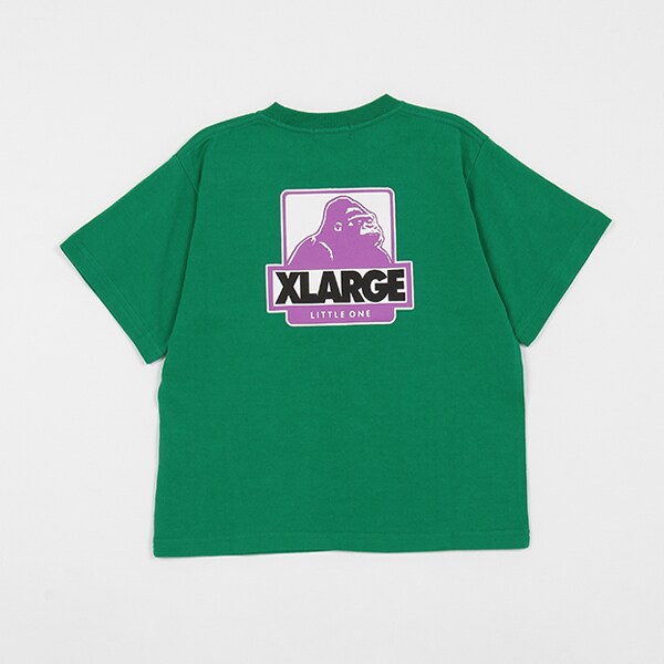 バックOGゴリラプリント半袖Tシャツ