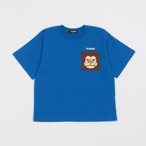 ファニーゴリラ背面プリント半袖Tシャツ
