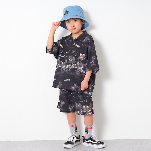 恐竜アロハ柄ショーツ