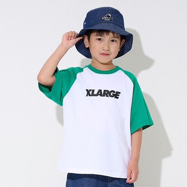 ロゴ&OGラグラン半袖Tシャツ