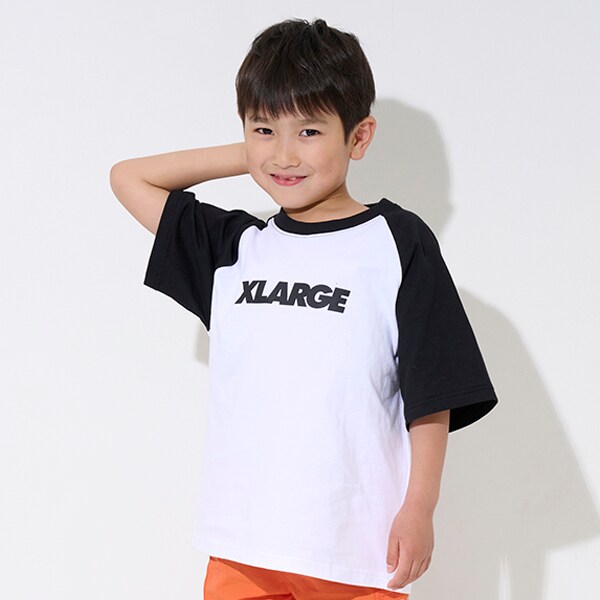 ロゴ&OGラグラン半袖Tシャツ