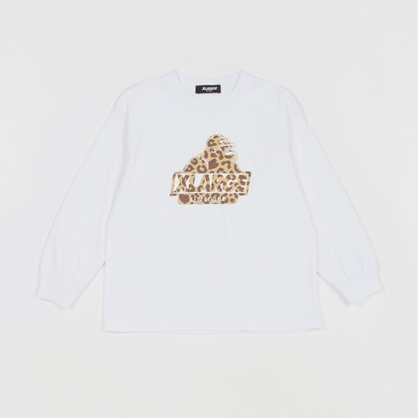 レオパードゴリラ長袖Tシャツ