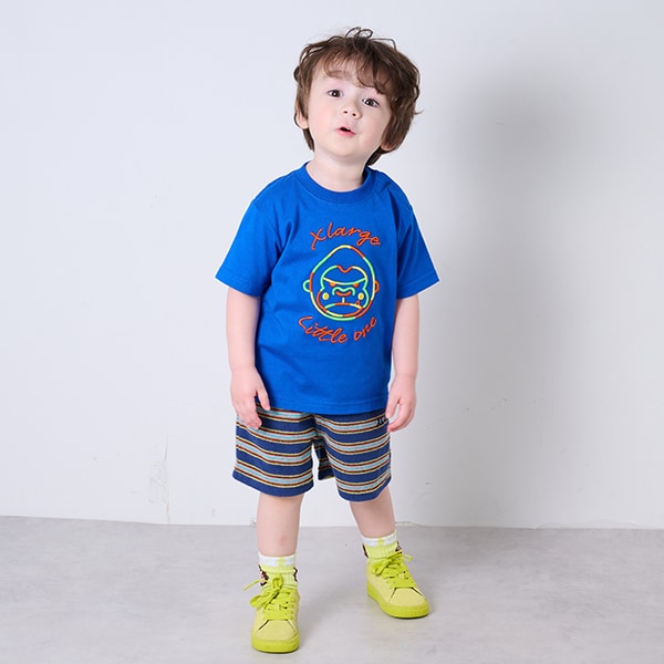 パイルボーダーショートパンツ