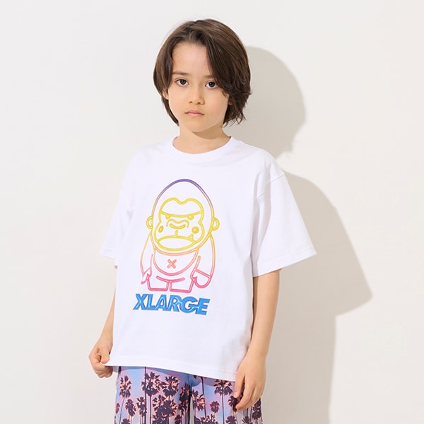 ネオンファニーゴリラ半袖Tシャツ