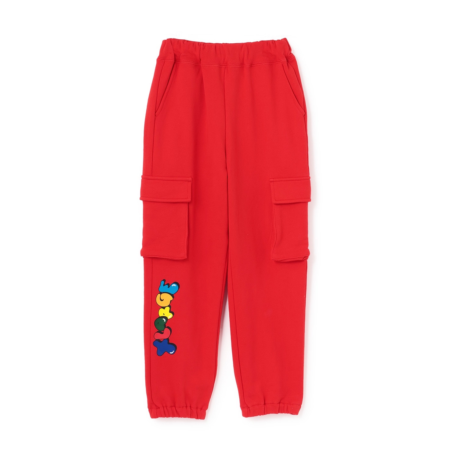 ファニーゴリラ&カラフルロゴカーゴスウェットパンツ