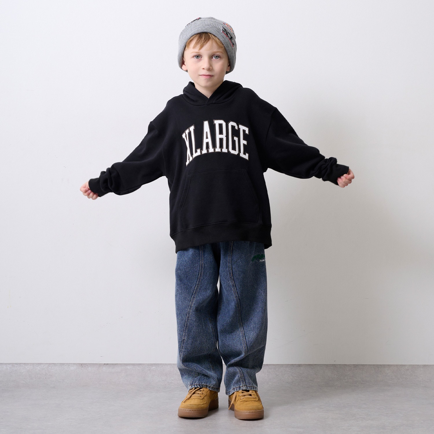 ケミカルウォッシュデニムパンツ