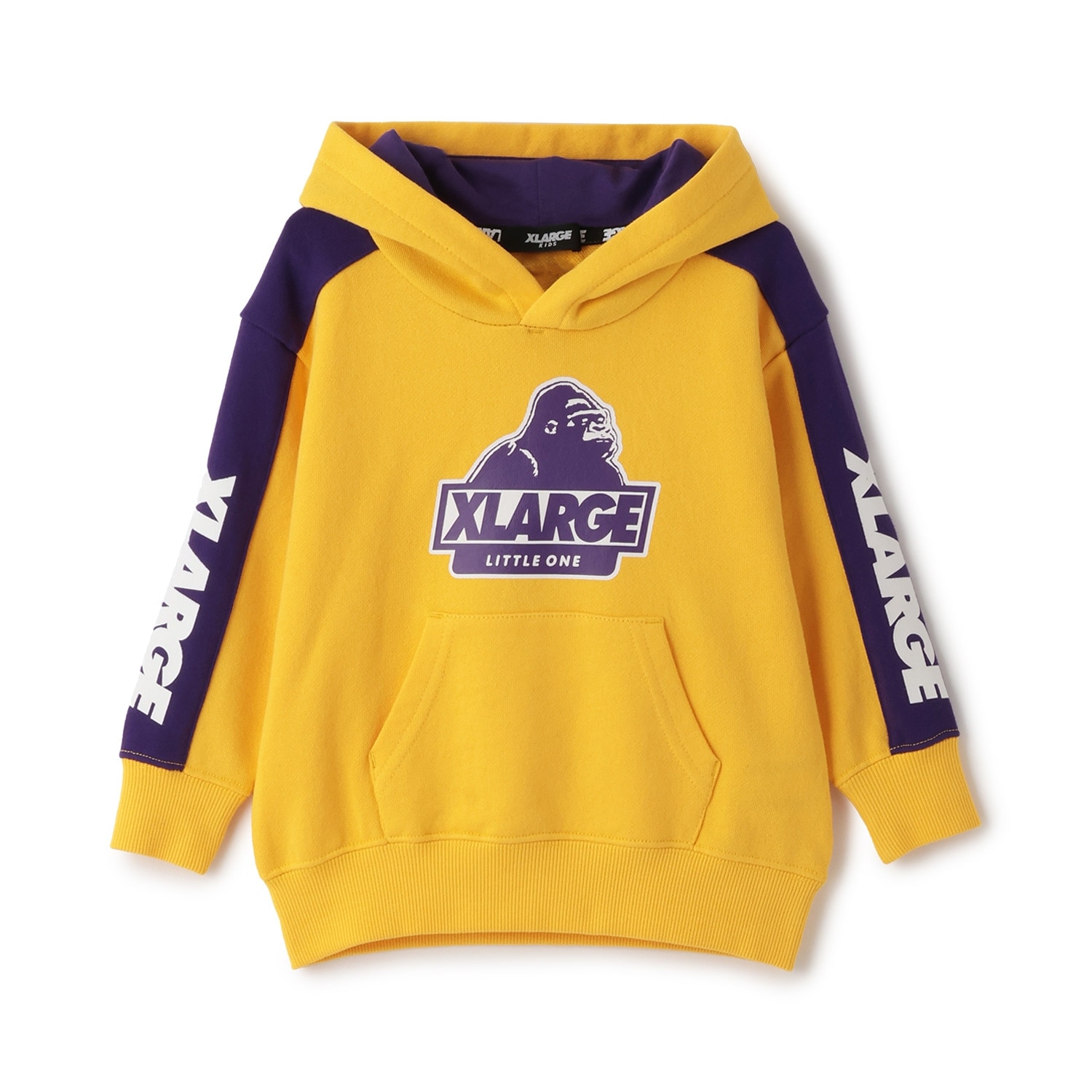 袖ロゴパーカー