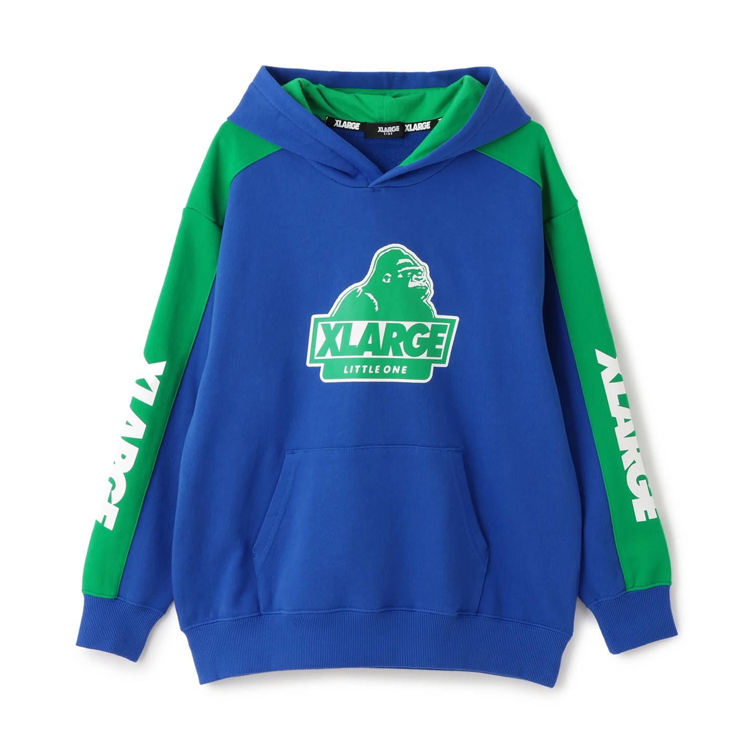 袖ロゴパーカー