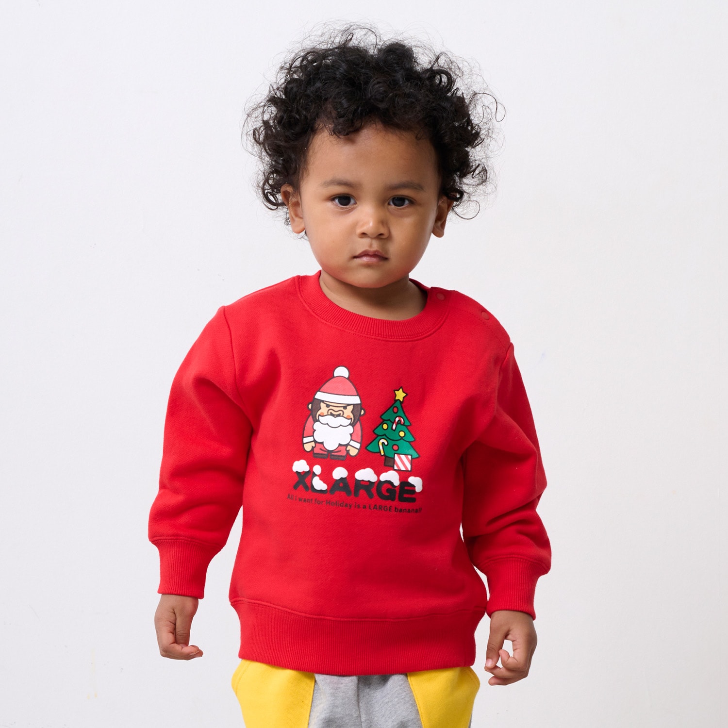 ホリデイファニーゴリラトレーナー(80cm 赤): キッズ - ナルミヤ