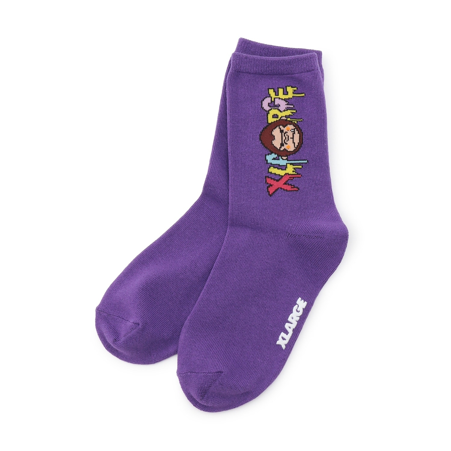 ファニーゴリラ&ドリップロゴクルーソックス