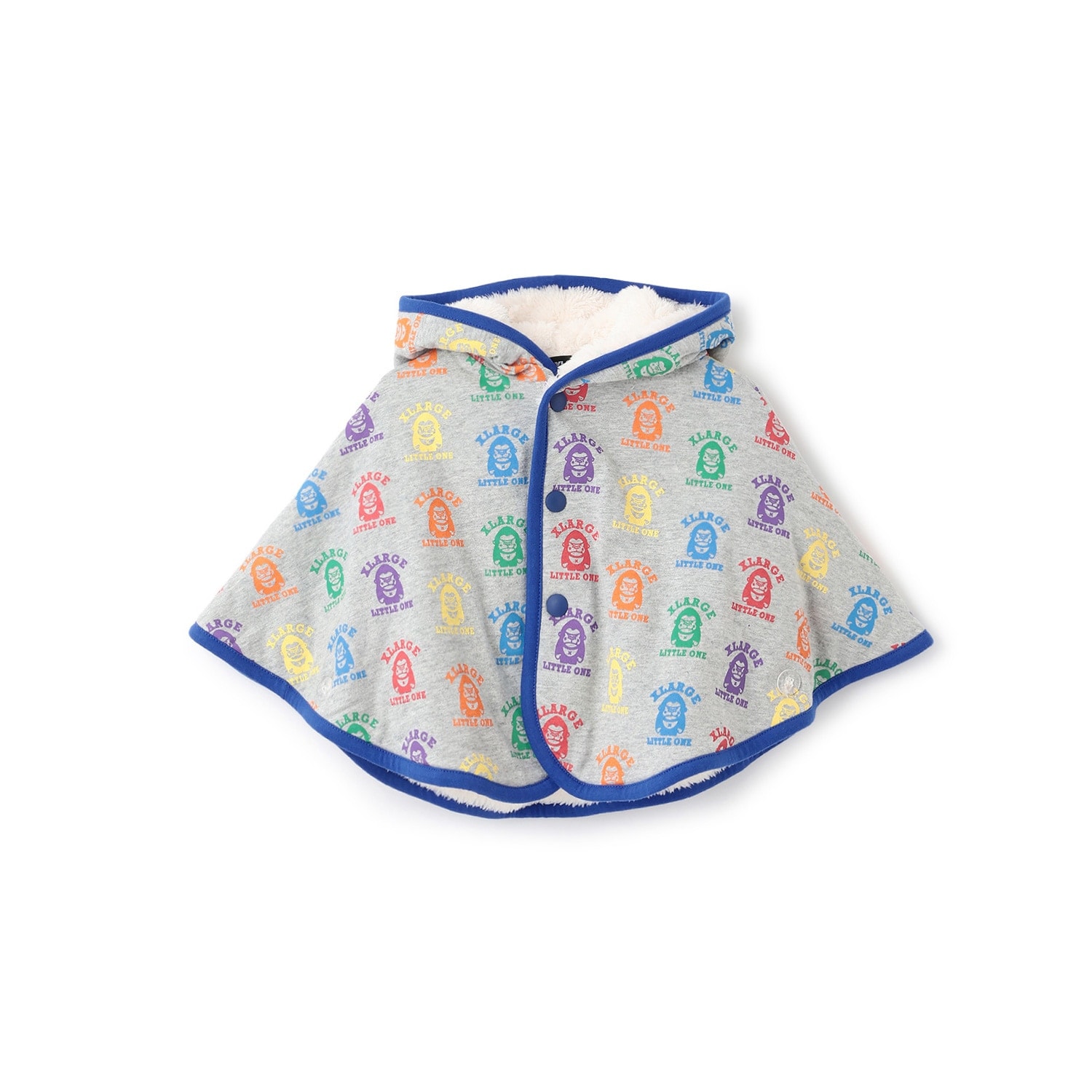 カラフルファニーゴリラポンチョ