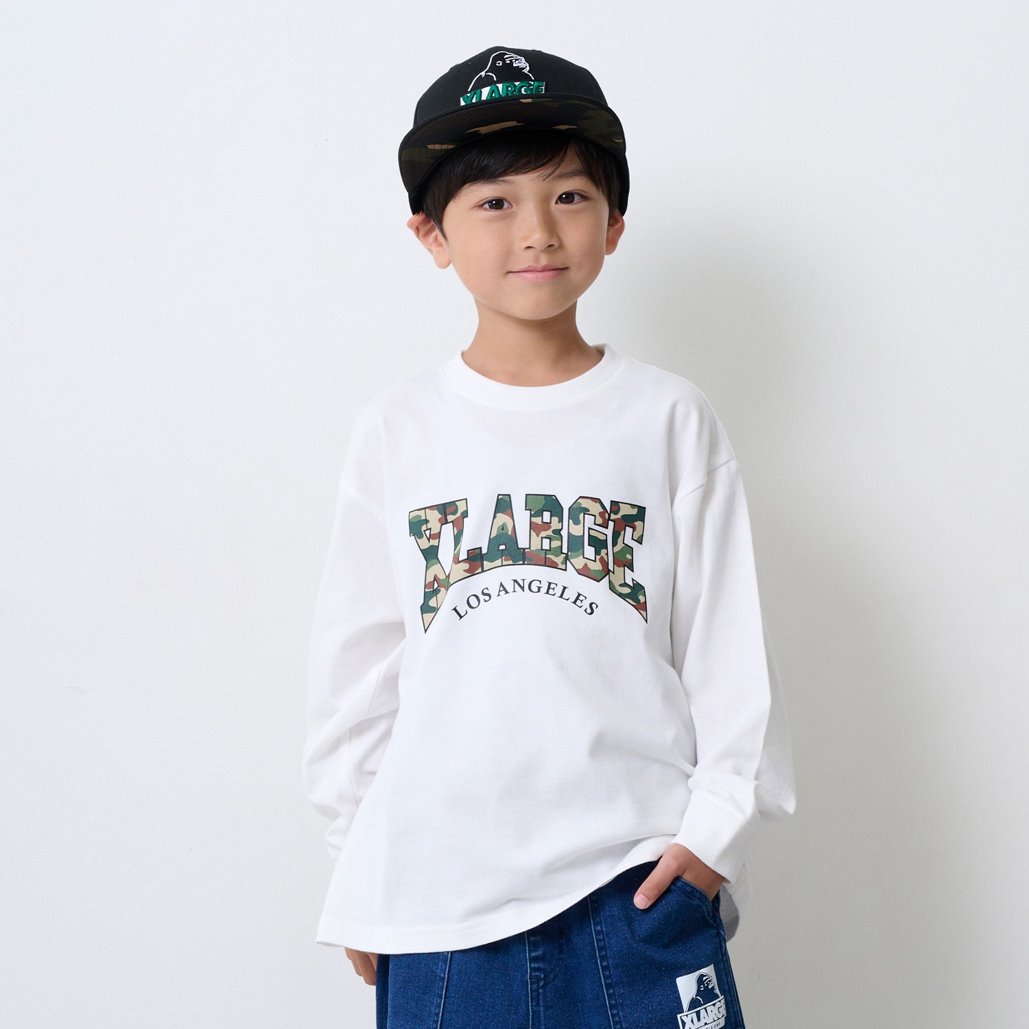 カモロゴ長袖Tシャツ