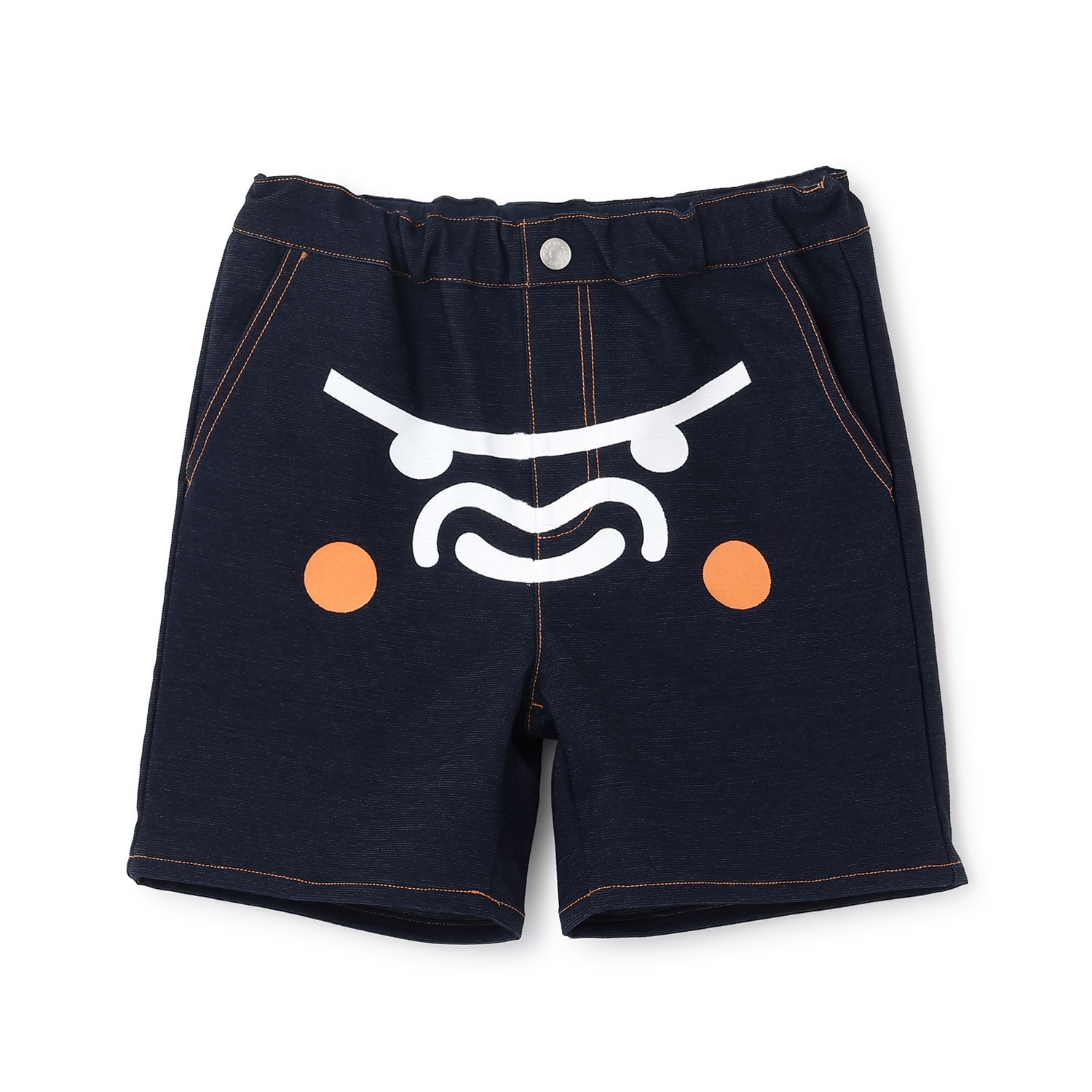 ファニーゴリラフェイス デニムショートパンツ