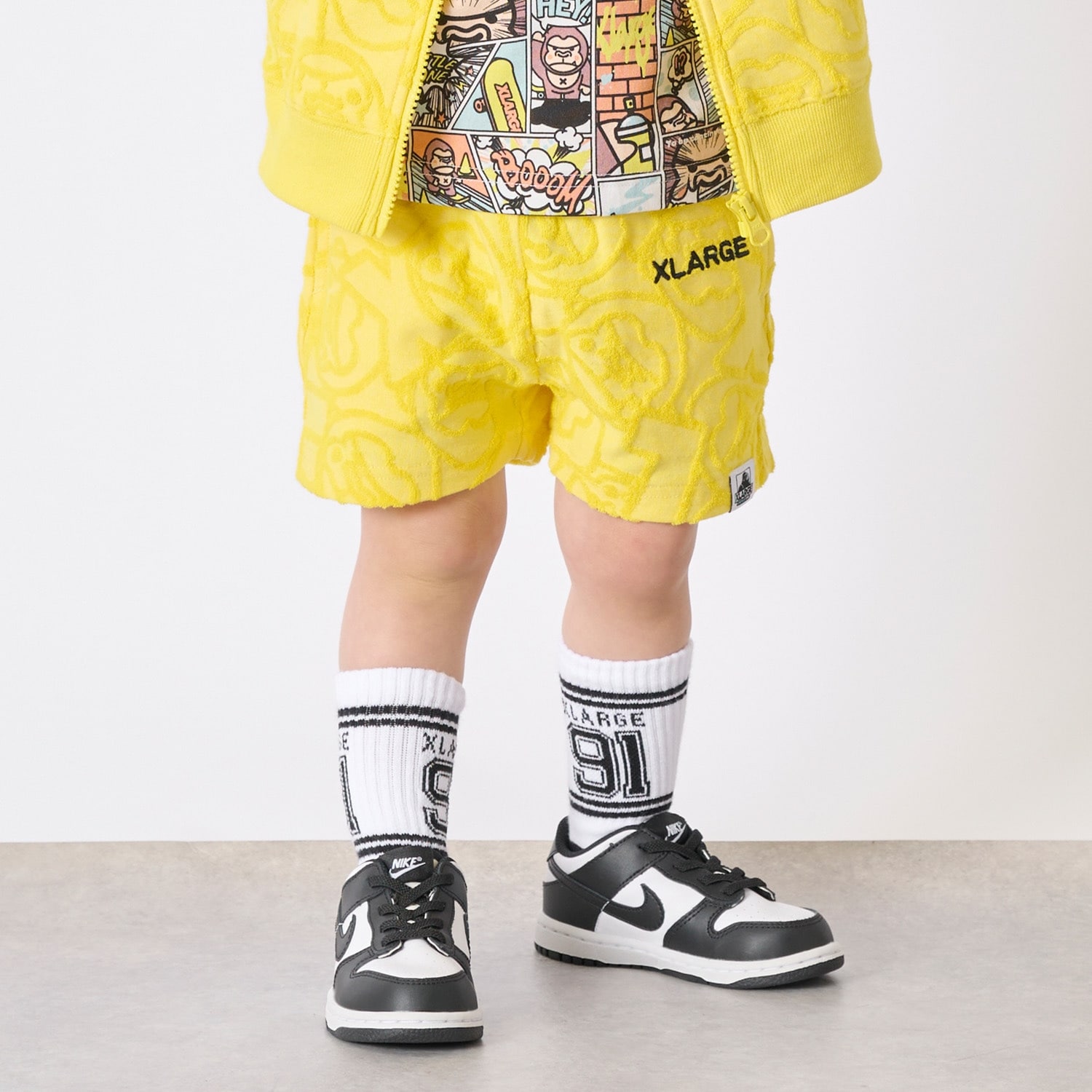 ファニーゴリラパイルジャカード ショートパンツ