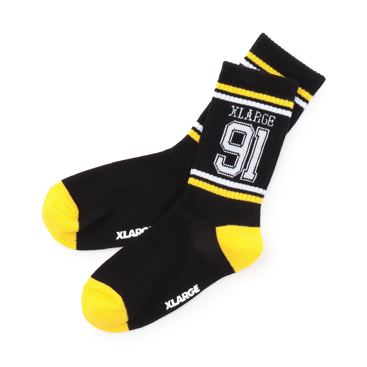 リブラインナンバリング クルーソックス