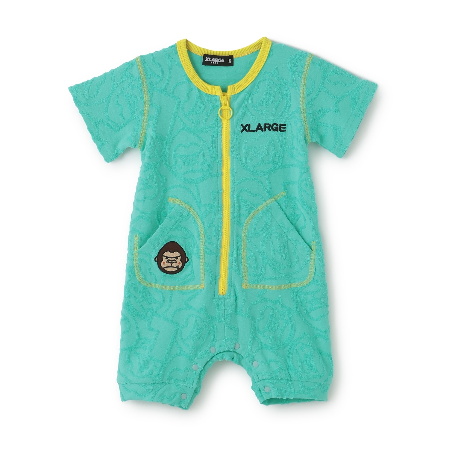 ファニーゴリラ パイルジャカードショートオール