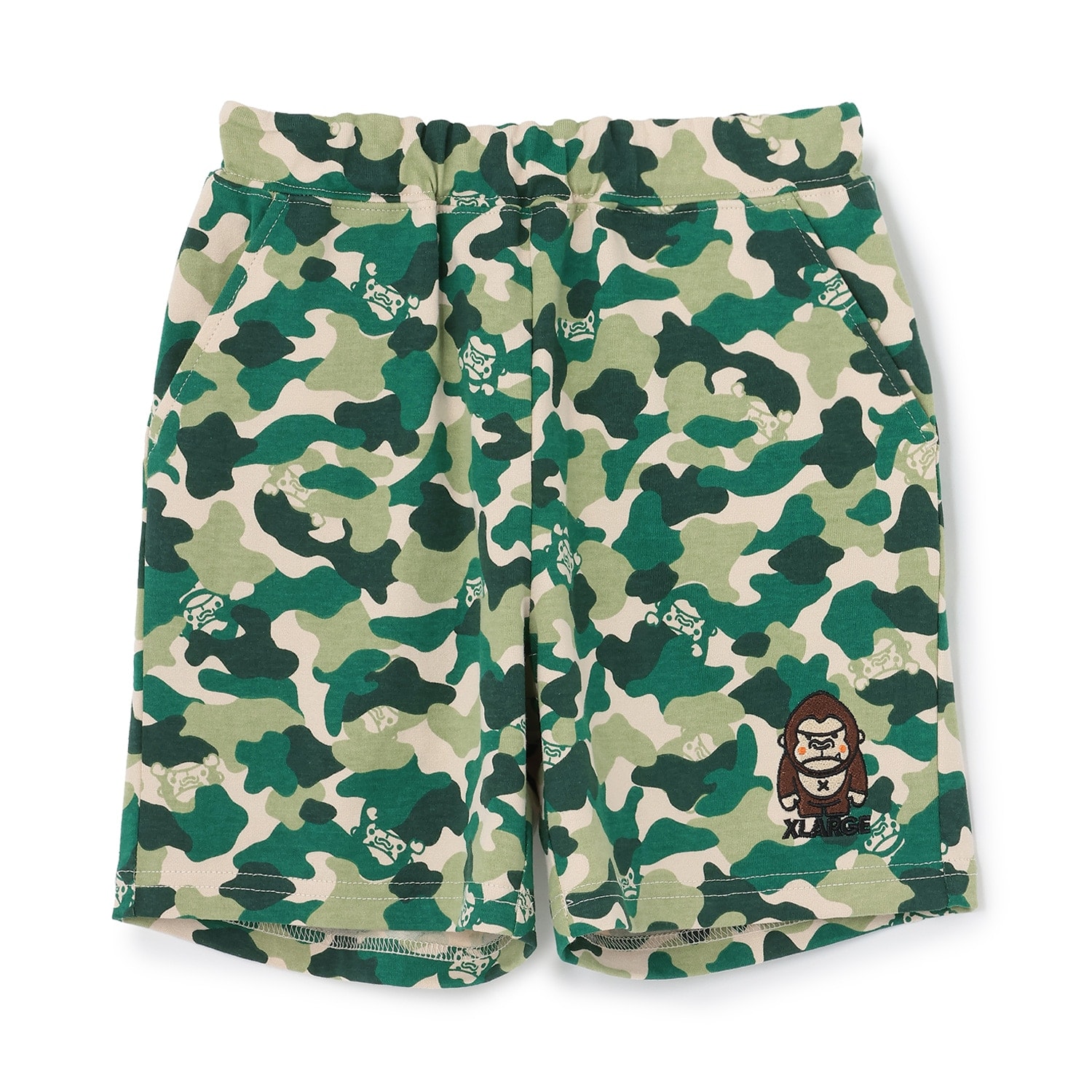 ファニーゴリラカモ総柄 ショートパンツ