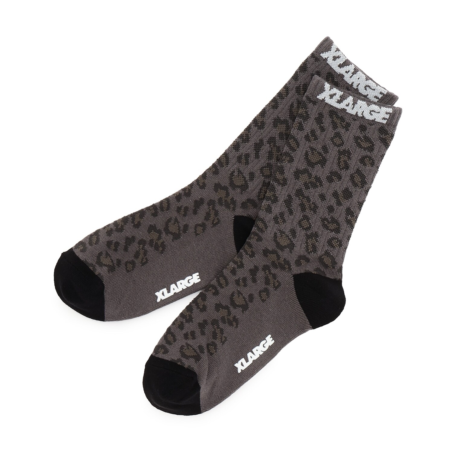 アニマル総柄 リブクルーソックス