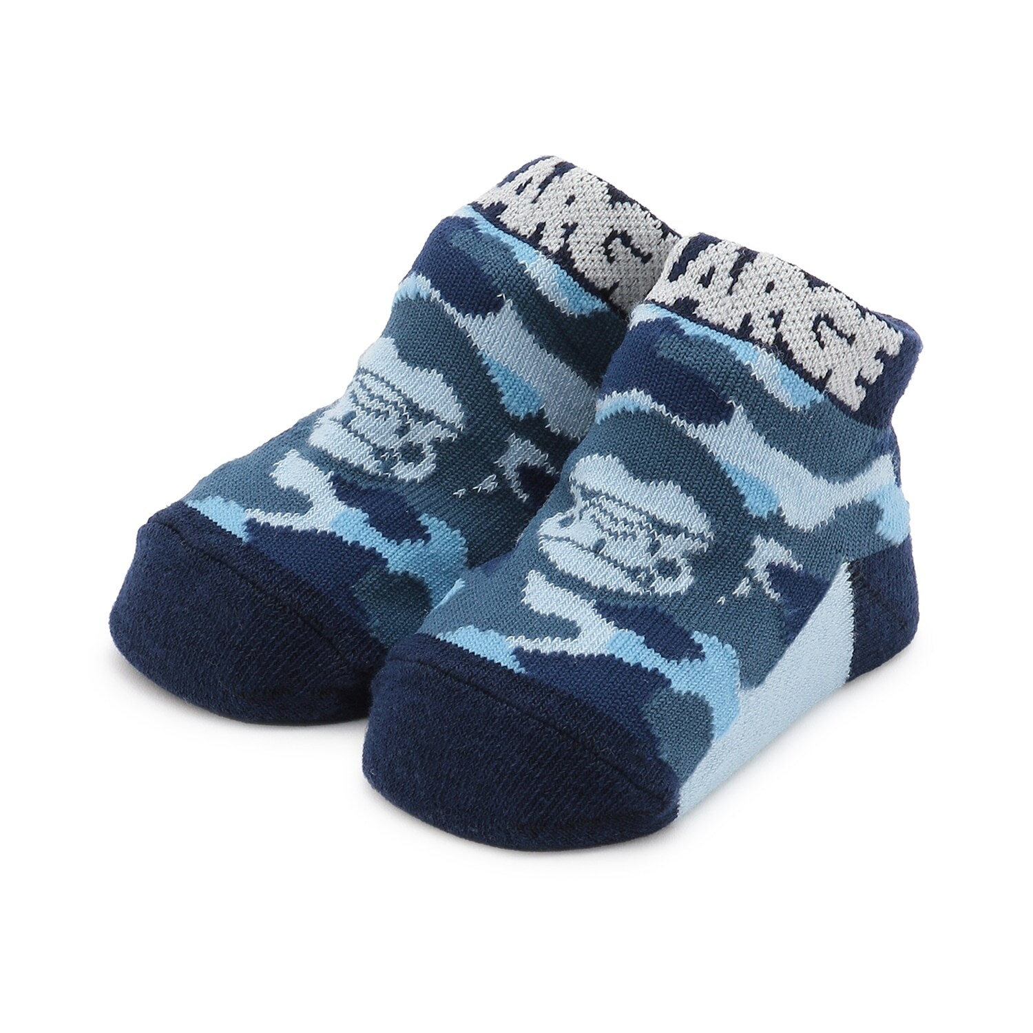 ファニーゴリラカモ総柄 ベビーソックス