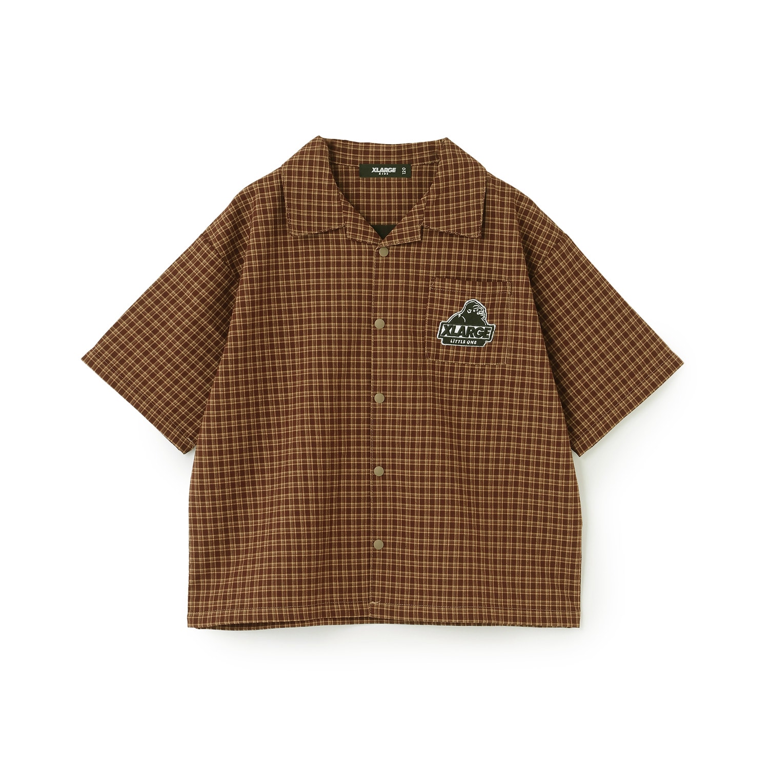 バックロゴ半袖シャツ