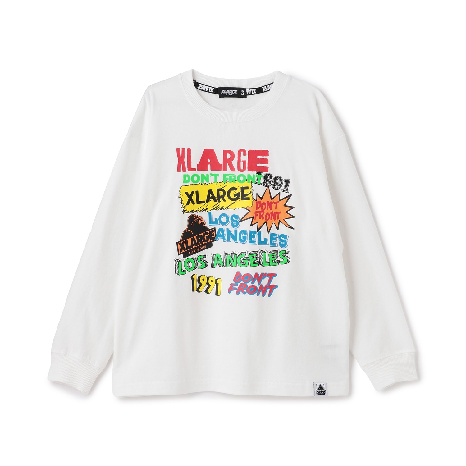 【人気商品再入荷】【直営店で取り扱い無し】ランダムマルチロゴ長袖Tシャツ
