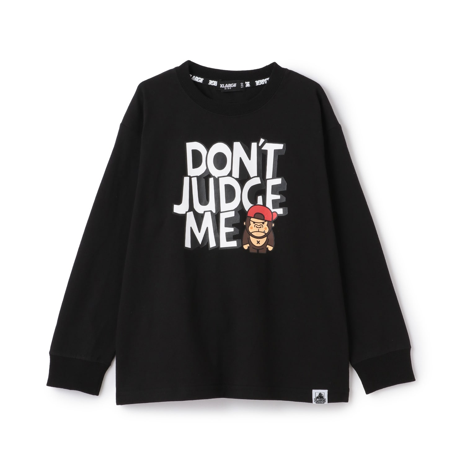 【人気商品再入荷】【直営店で取り扱い無し】ファニーゴリラメッセージ長袖Tシャツ