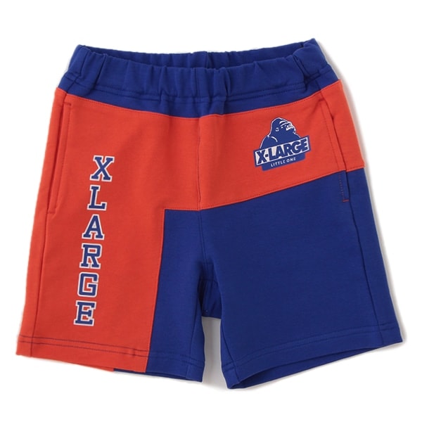 切り替えカット裏毛ショートパンツ