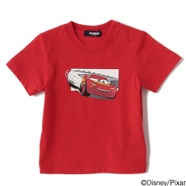 DISNEY カーズレーシングデザインTシャツ(80 黄): キッズ